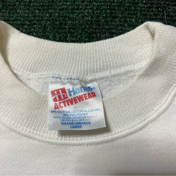 Vintage Atlanta 1996 Olympics Sweatshirt White USA 90s Size M 20.5X25.5 - Picture 11 of 15